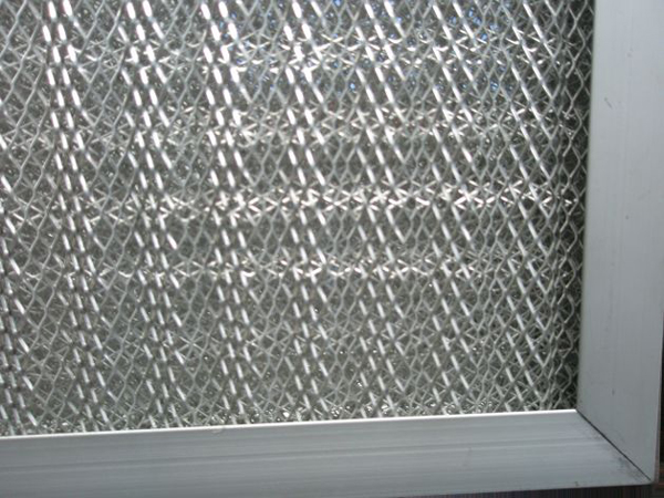 金屬孔網初效過濾器局部特寫 金屬孔網初效過濾器局部特寫